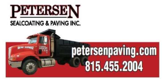 Logo of Petersen paving company